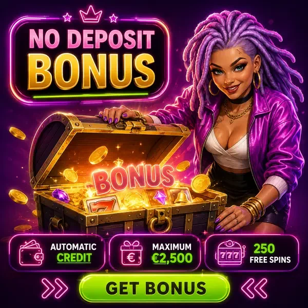 Begeisterter Spieler entdeckt BroWinner No-Deposit-Bonus-Schatztruhe mit herausfallenden goldenen Münzen