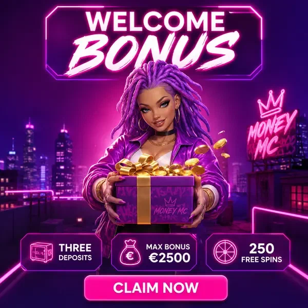 Money MC präsentiert BroWinner Willkommensbonus-Geschenk mit herausfallenden goldenen Münzen