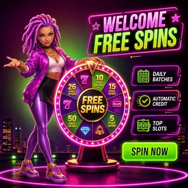 Energiegeladener Gastgeber mit leuchtendem Preisrad bietet Freispiele auf der BroWinner Spielautomaten-Plattform an